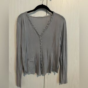 New Elegant Gray Women's Top